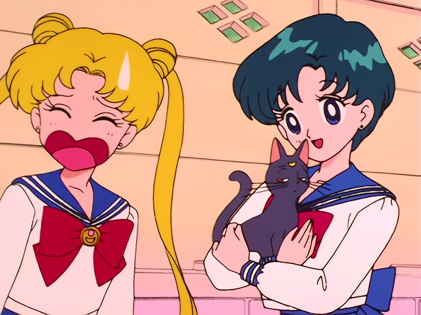 Sailor Moon Ep 10: Cursed Buses! Fire Warrior Mars Appears @ 00:03:52