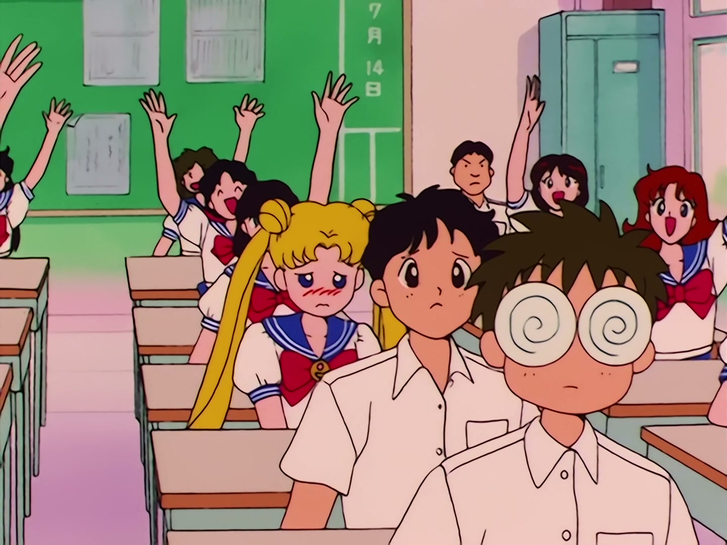 Sailor Moon Ep 19: Usagi is Thrilled! Tuxedo Mask's Love Letter @ 00:06:15