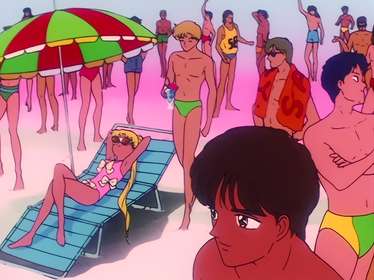 Sailor Moon Ep 20: The Summer! The Ocean! Our Youth! And a Ghost, Too @ 00:03:39