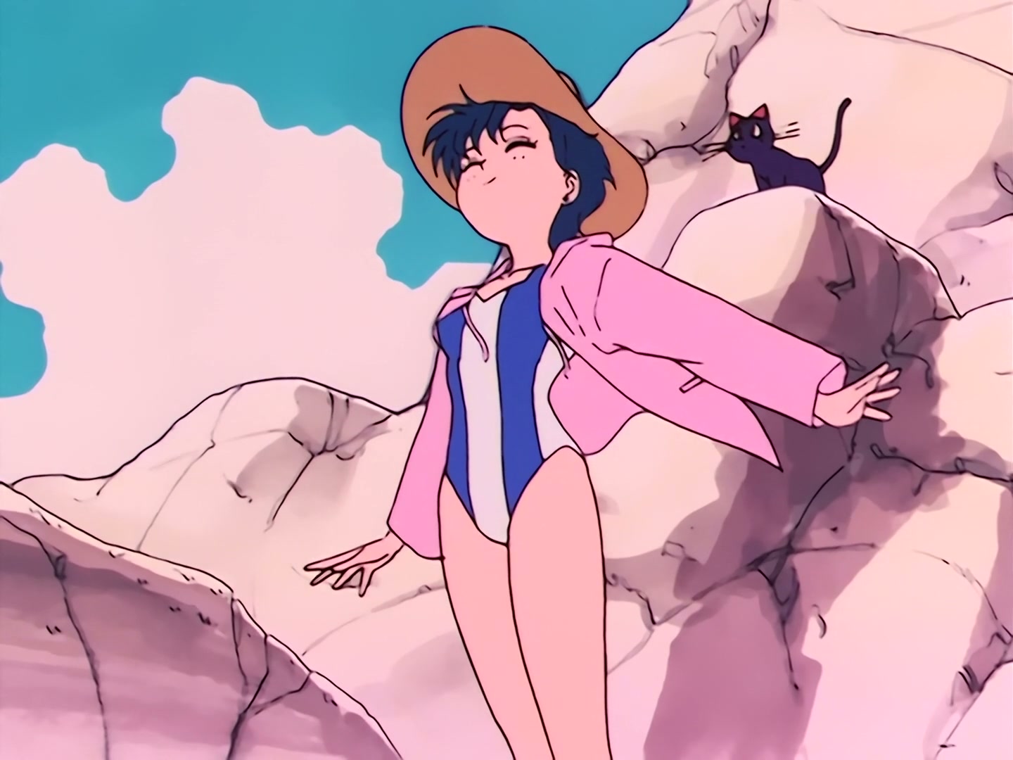 Sailor Moon Ep 20: The Summer! The Ocean! Our Youth! And a Ghost, Too @ 00:10:31