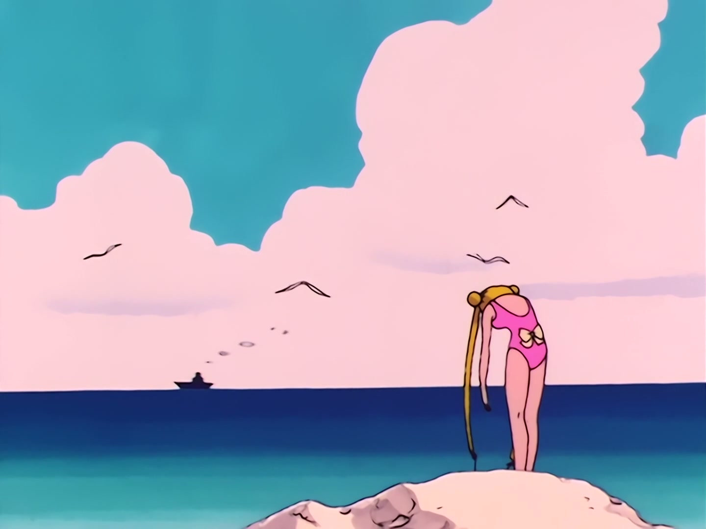 Sailor Moon Ep 20: The Summer! The Ocean! Our Youth! And a Ghost, Too @ 00:10:53