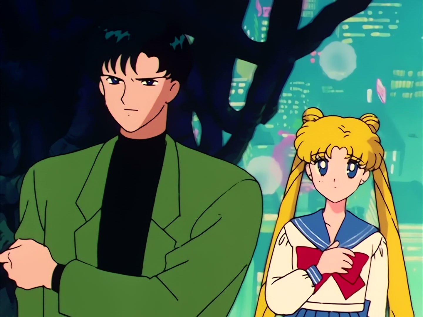 Sailor Moon Ep 34: The Sparkling Silver Crystal! The Moon Princess Appears @ 00:14:34