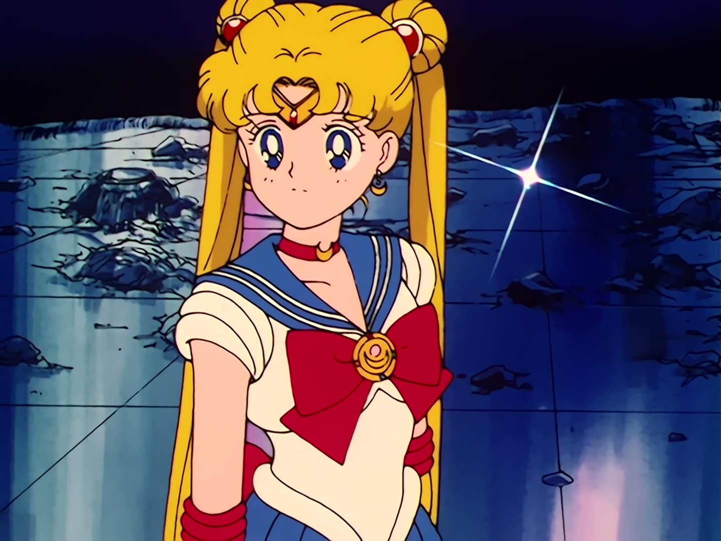 Sailor Moon Ep 34: The Sparkling Silver Crystal! The Moon Princess Appears @ 00:19:20
