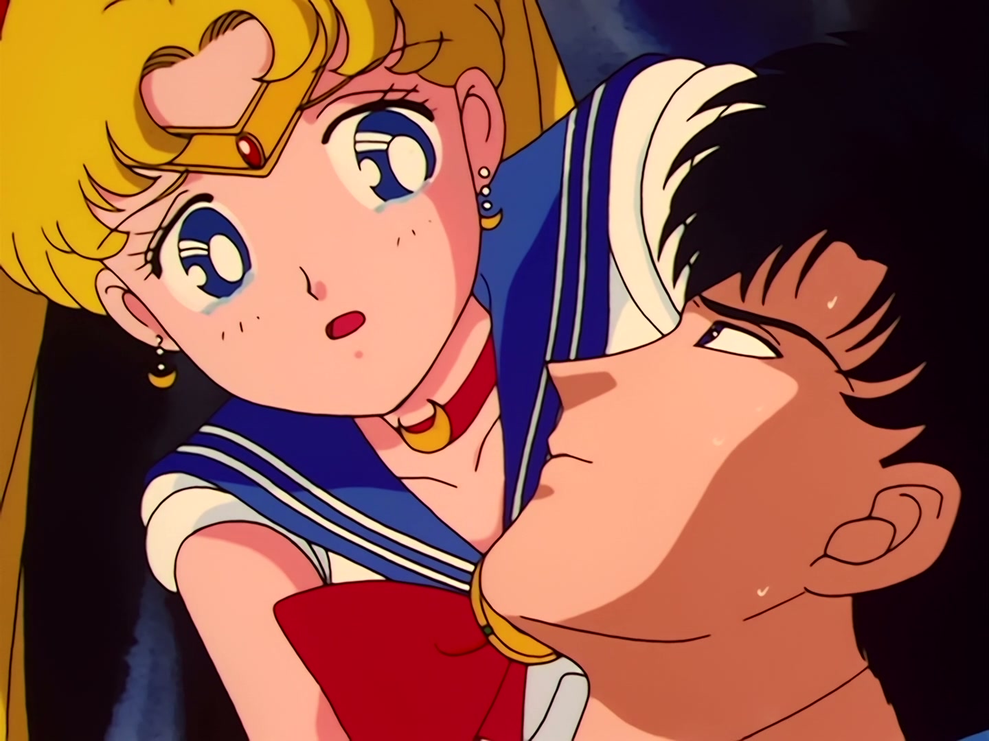 Sailor Moon Ep 34: The Sparkling Silver Crystal! The Moon Princess Appears @ 00:19:59