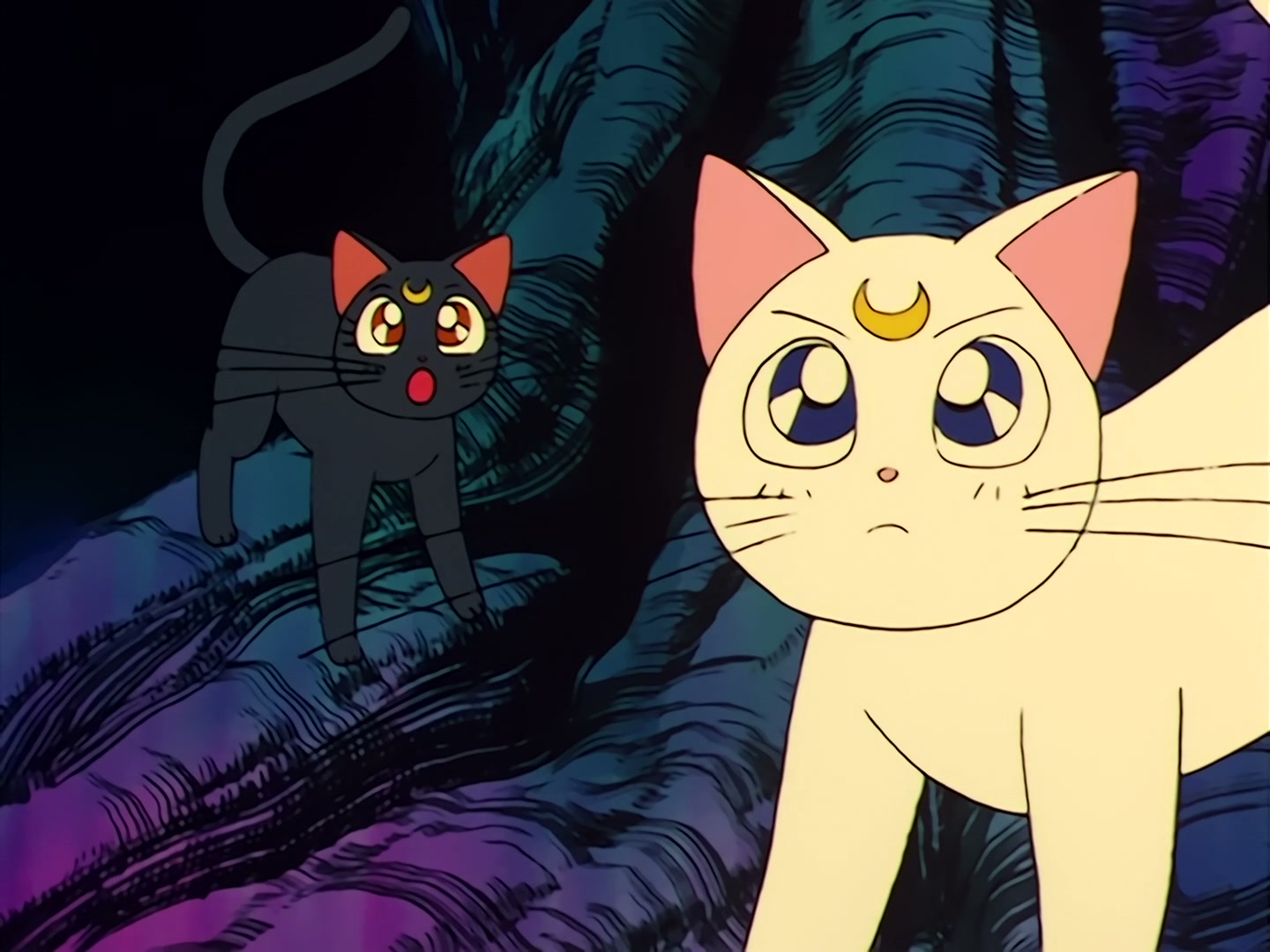 Sailor Moon Ep 34: The Sparkling Silver Crystal! The Moon Princess Appears @ 00:21:43
