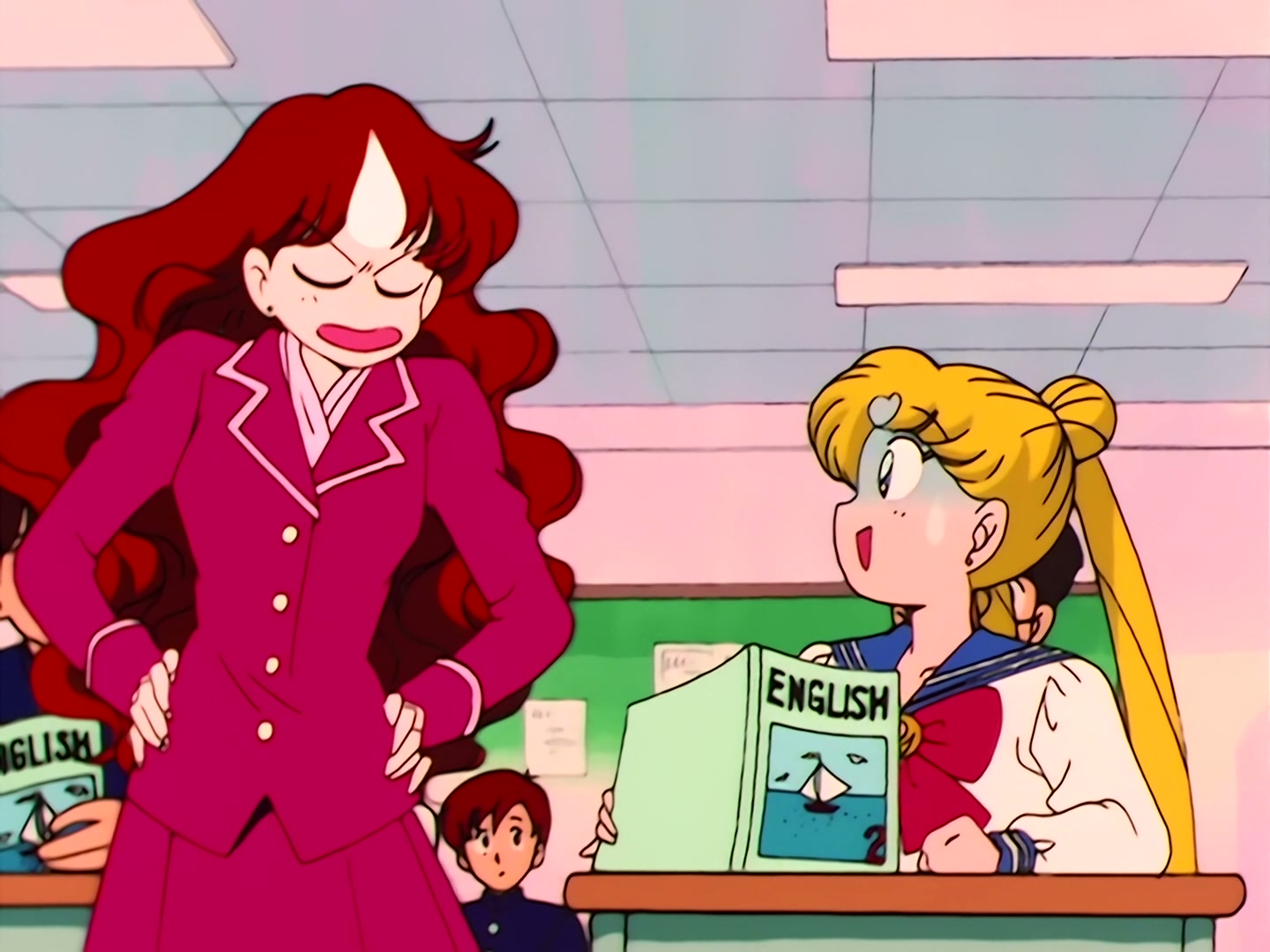 Sailor Moon Ep 37: Aim to be a Princess? Usagi's Weird Training @ 00:04:49