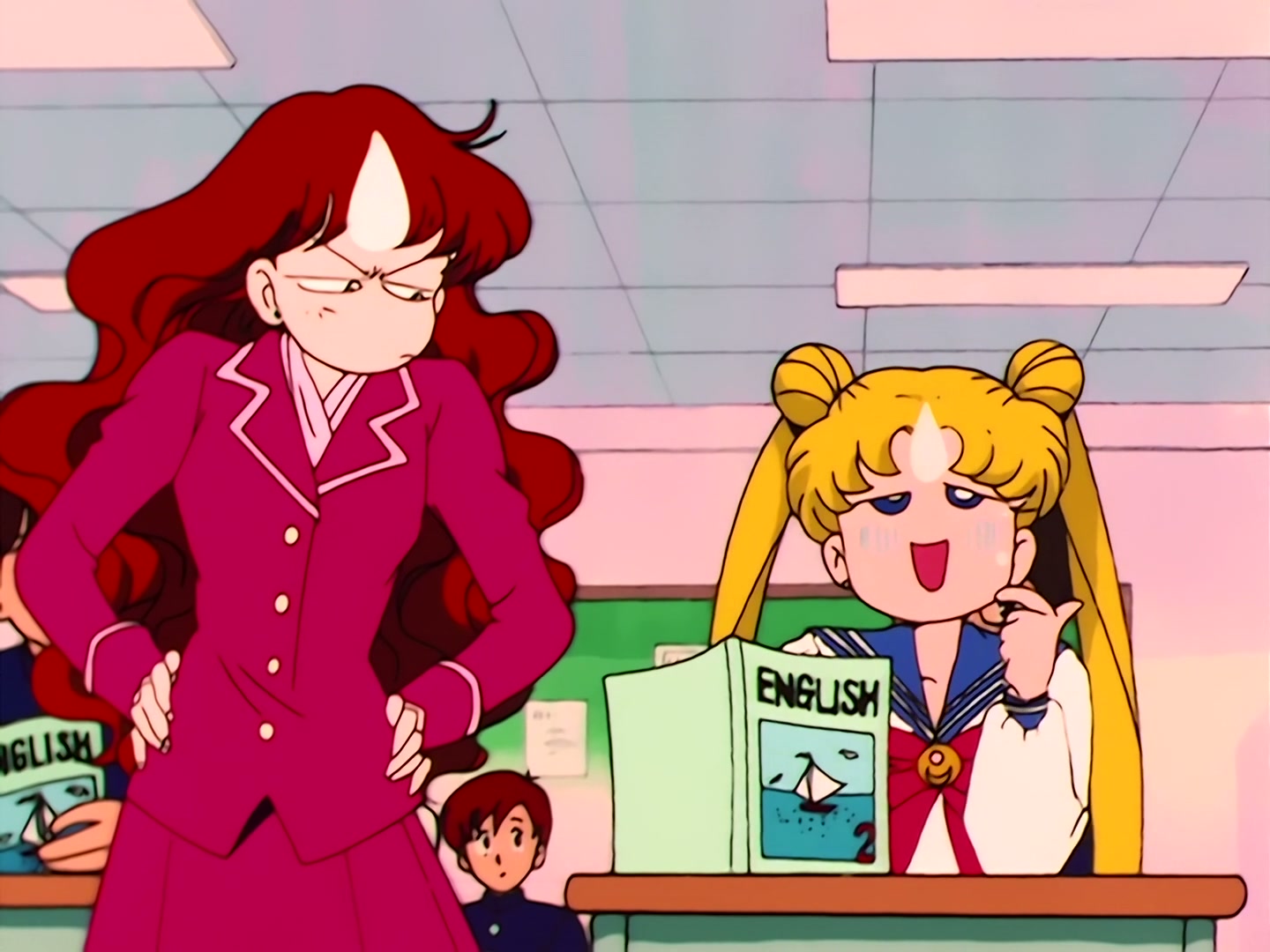 Sailor Moon Ep 37: Aim to be a Princess? Usagi's Weird Training @ 00:04:53