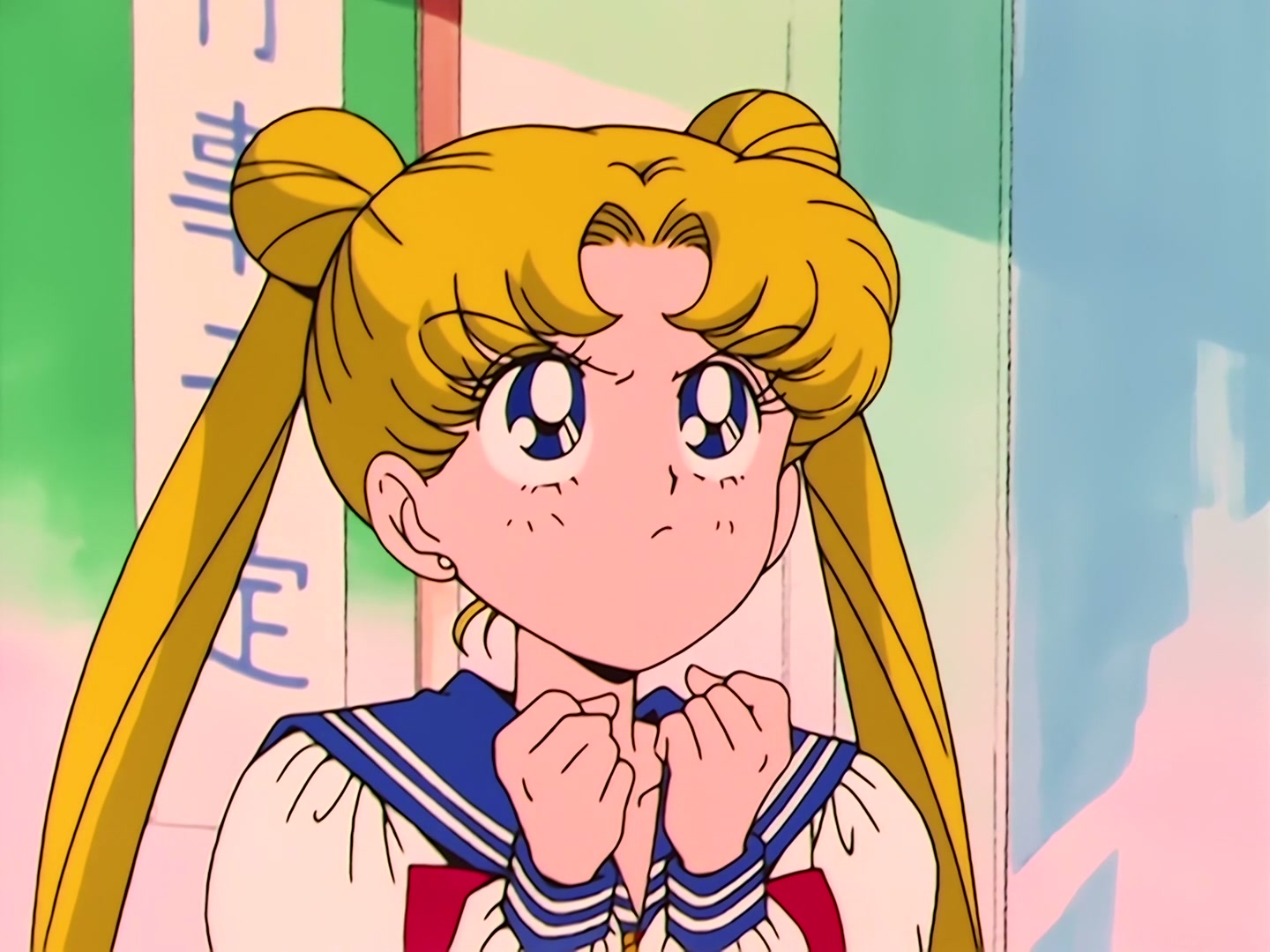 Sailor Moon Ep 37: Aim to be a Princess? Usagi's Weird Training @ 00:05:06