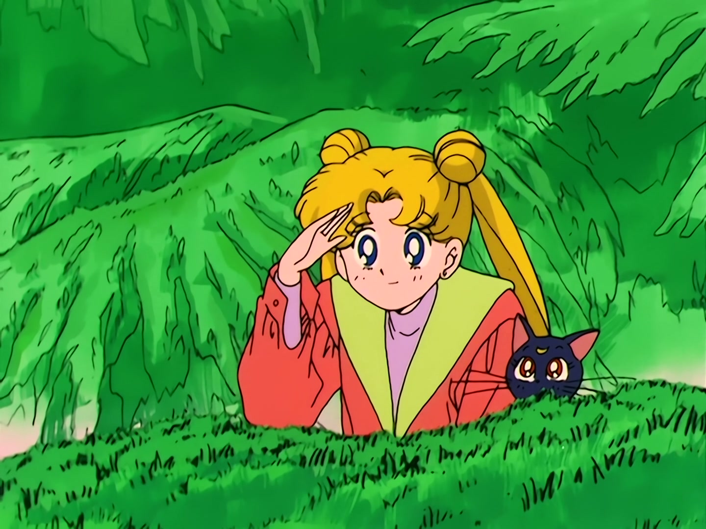 Sailor Moon Ep 37: Aim to be a Princess? Usagi's Weird Training @ 00:07:25