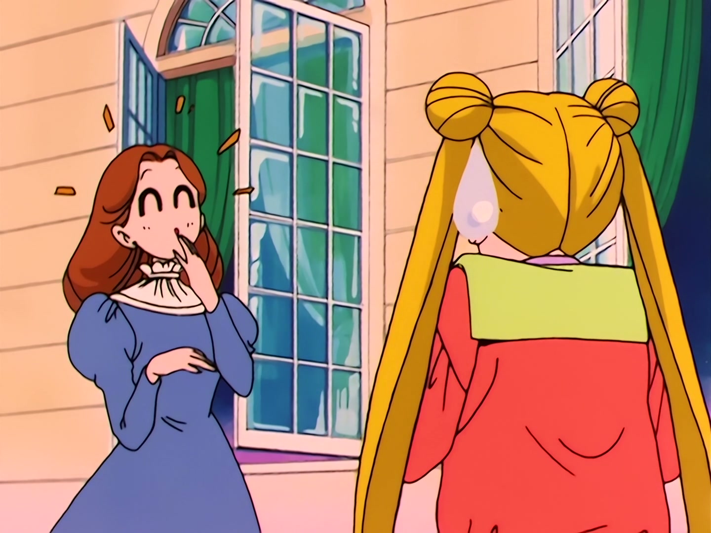 Sailor Moon Ep 37: Aim to be a Princess? Usagi's Weird Training @ 00:08:34
