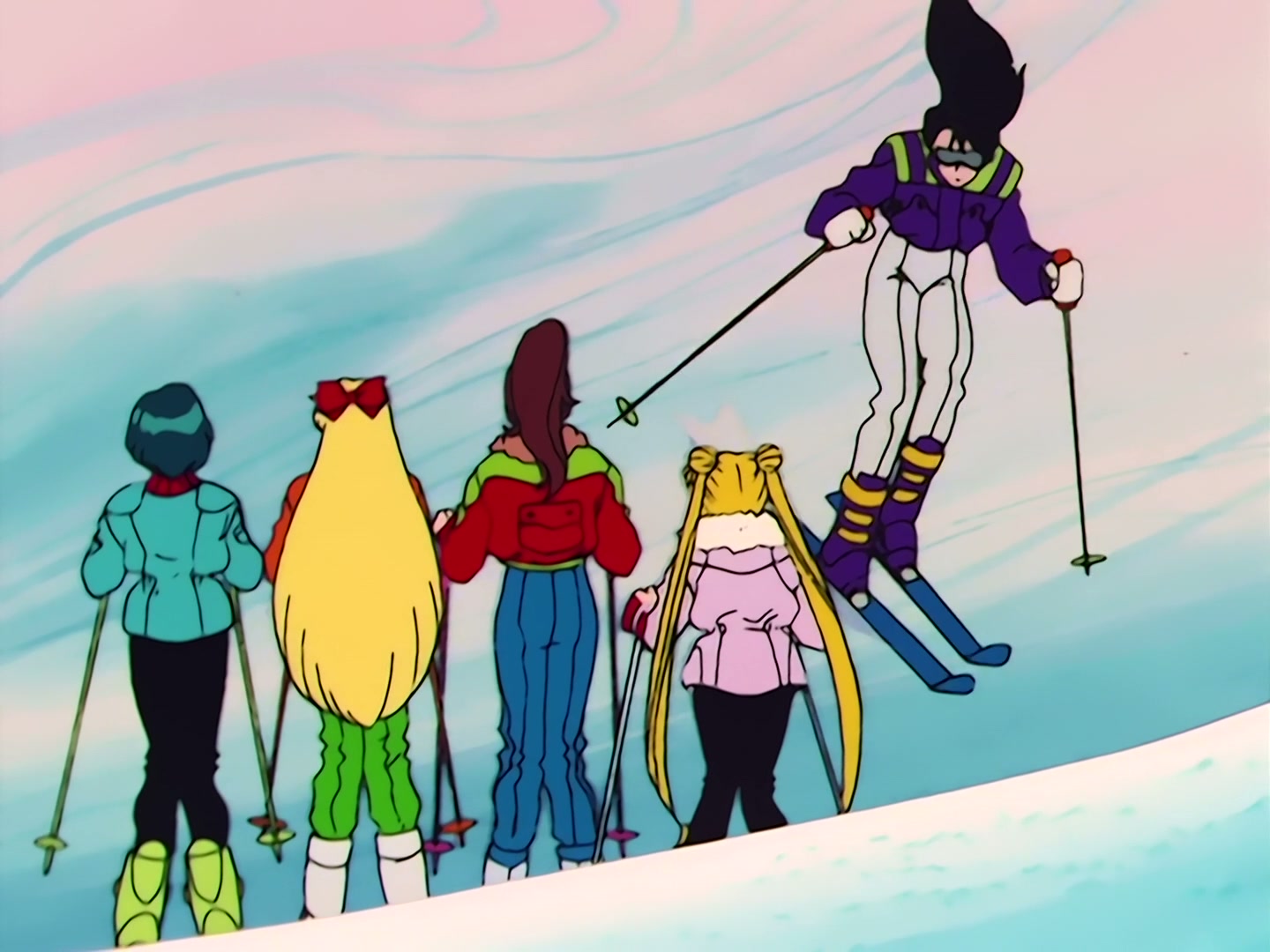 Sailor Moon Ep 38: The Snow! The Mountains! Our Friendship! And of Course, a Monster @ 00:06:28