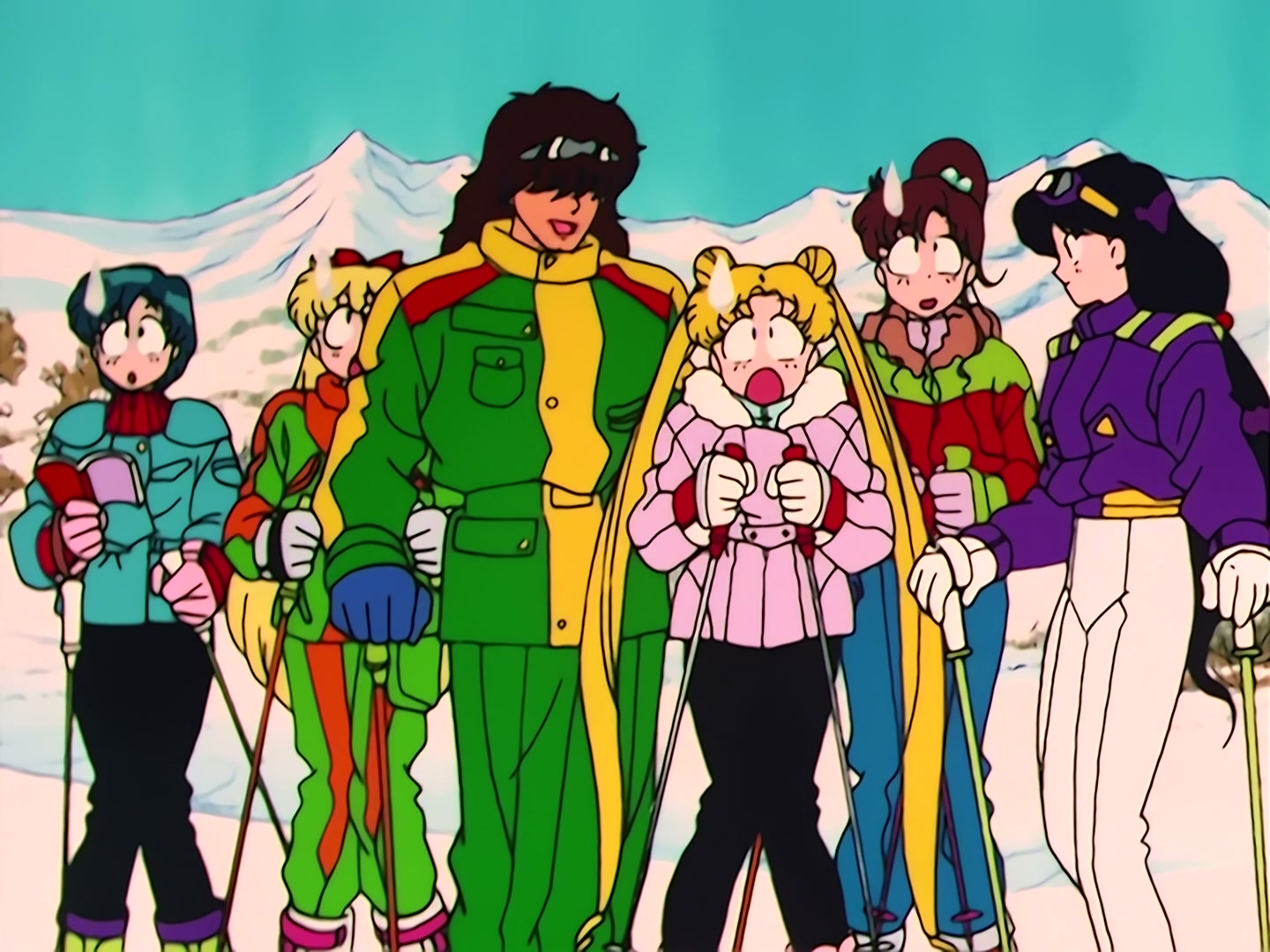 Sailor Moon Ep 38: The Snow! The Mountains! Our Friendship! And of Course, a Monster @ 00:06:59