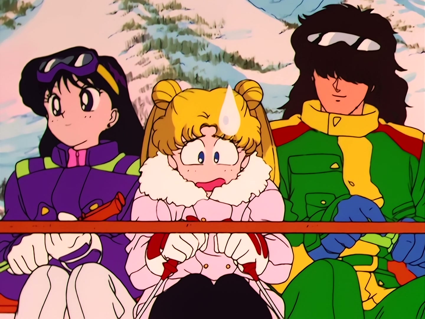 Sailor Moon Ep 38: The Snow! The Mountains! Our Friendship! And of Course, a Monster @ 00:07:55