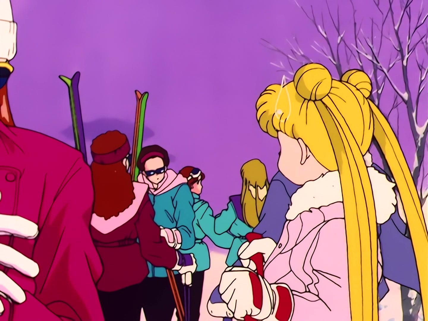 Sailor Moon Ep 38: The Snow! The Mountains! Our Friendship! And of Course, a Monster @ 00:08:08