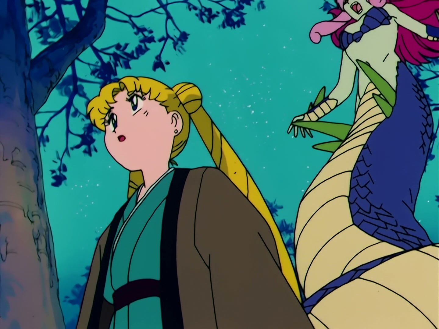Sailor Moon Ep 40: The Legendary Lake Monster! Usagi's Family Ties @ 00:13:29
