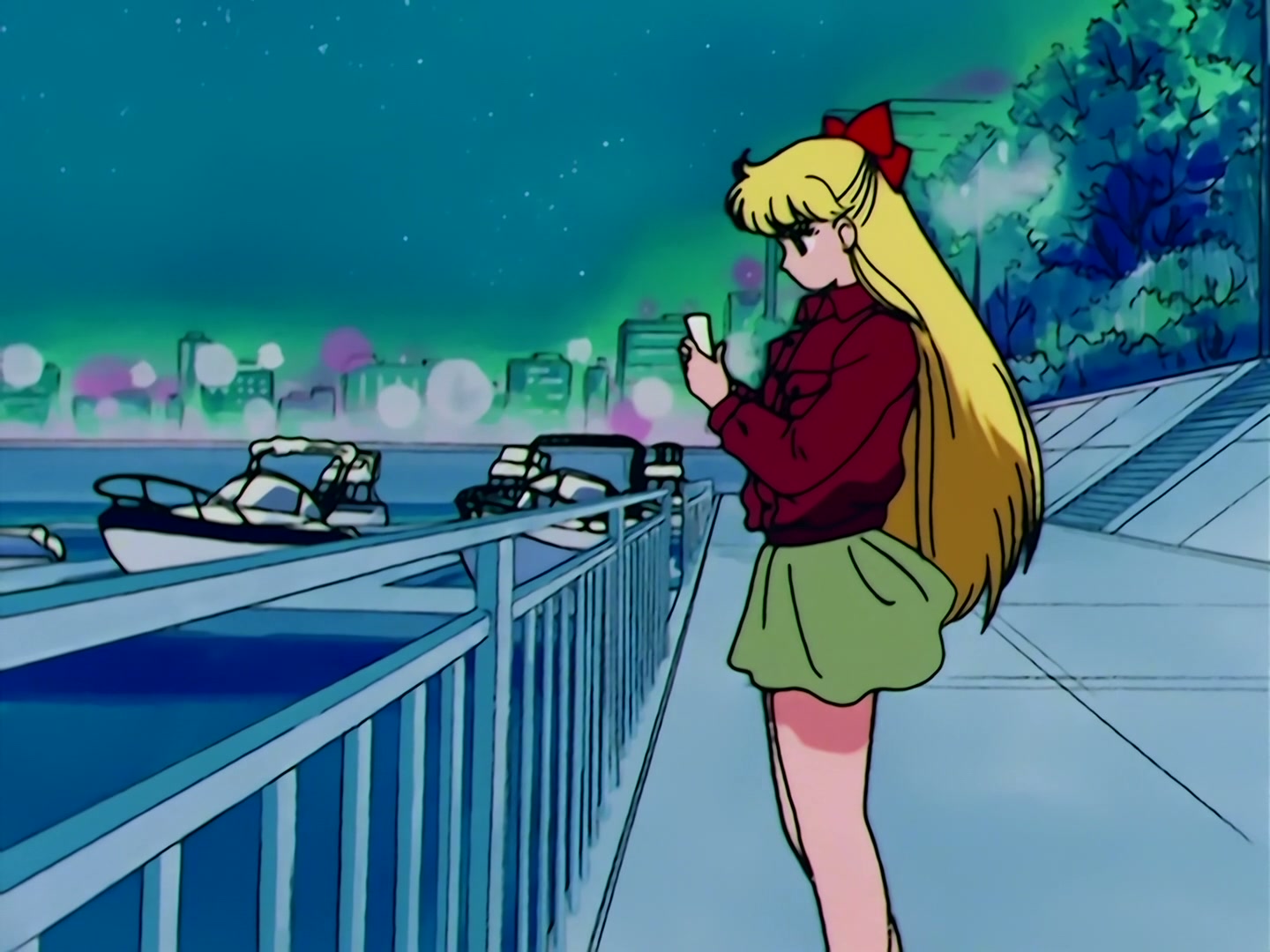 Sailor Moon Ep 42: Sailor Venus's Past! Minako's Tragic Love @ 00:08:38