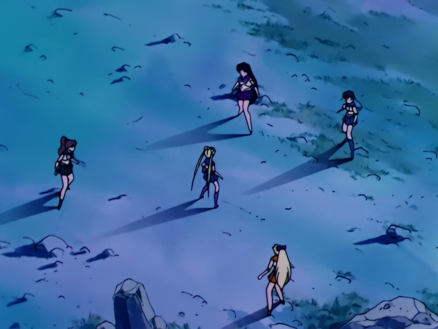 Sailor Moon Ep 43: Is Usagi Going It Alone? The Sailor Guardians Get into a Big Fight @ 00:02:21