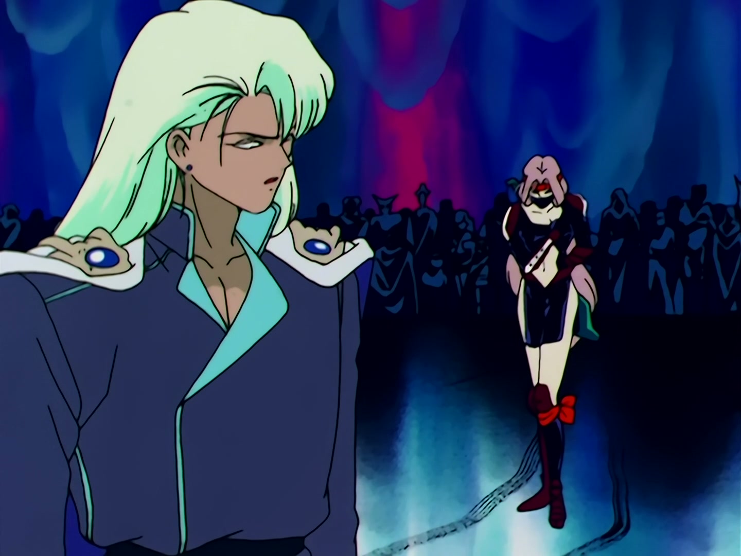 Sailor Moon Ep 43: Is Usagi Going It Alone? The Sailor Guardians Get into a Big Fight @ 00:03:44