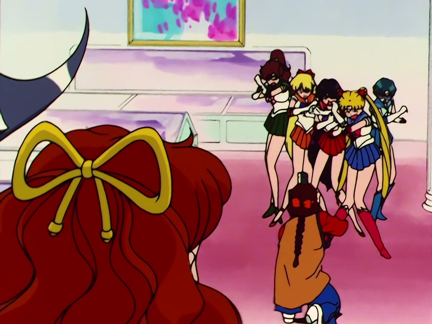 Sailor Moon Ep 43: Is Usagi Going It Alone? The Sailor Guardians Get into a Big Fight @ 00:05:54