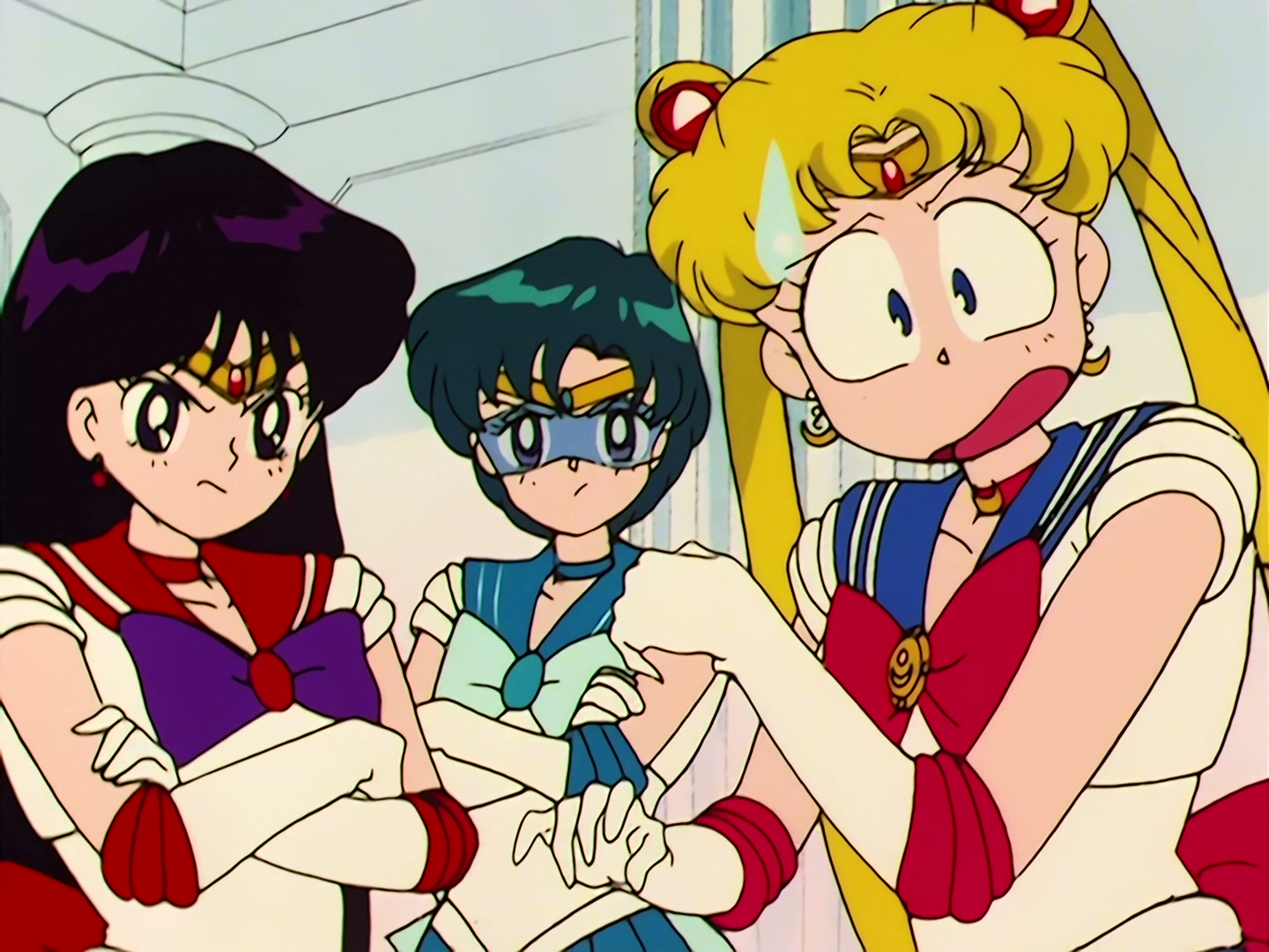 Sailor Moon Ep 43: Is Usagi Going It Alone? The Sailor Guardians Get into a Big Fight @ 00:06:15