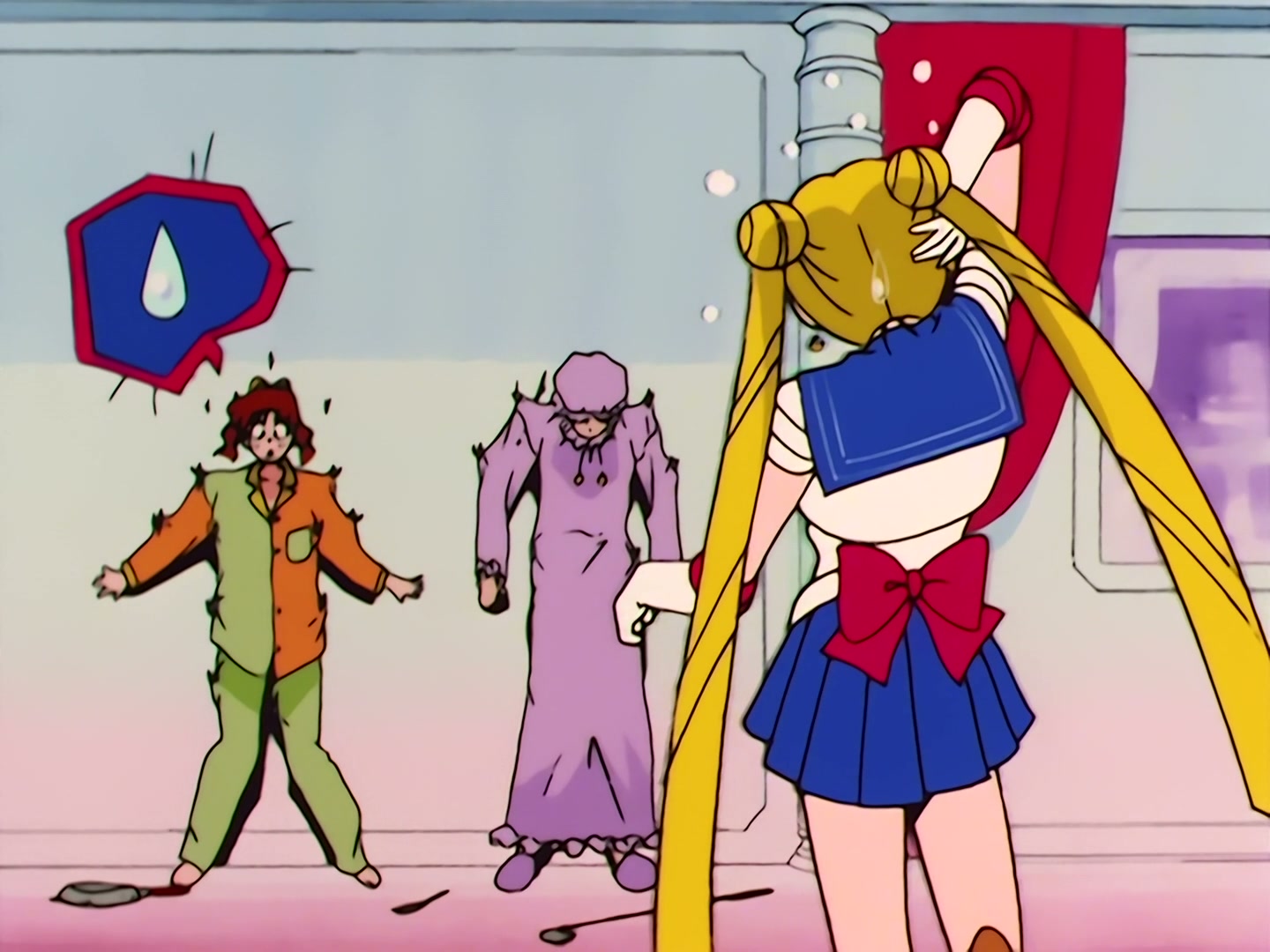Sailor Moon Ep 43: Is Usagi Going It Alone? The Sailor Guardians Get into a Big Fight @ 00:06:50