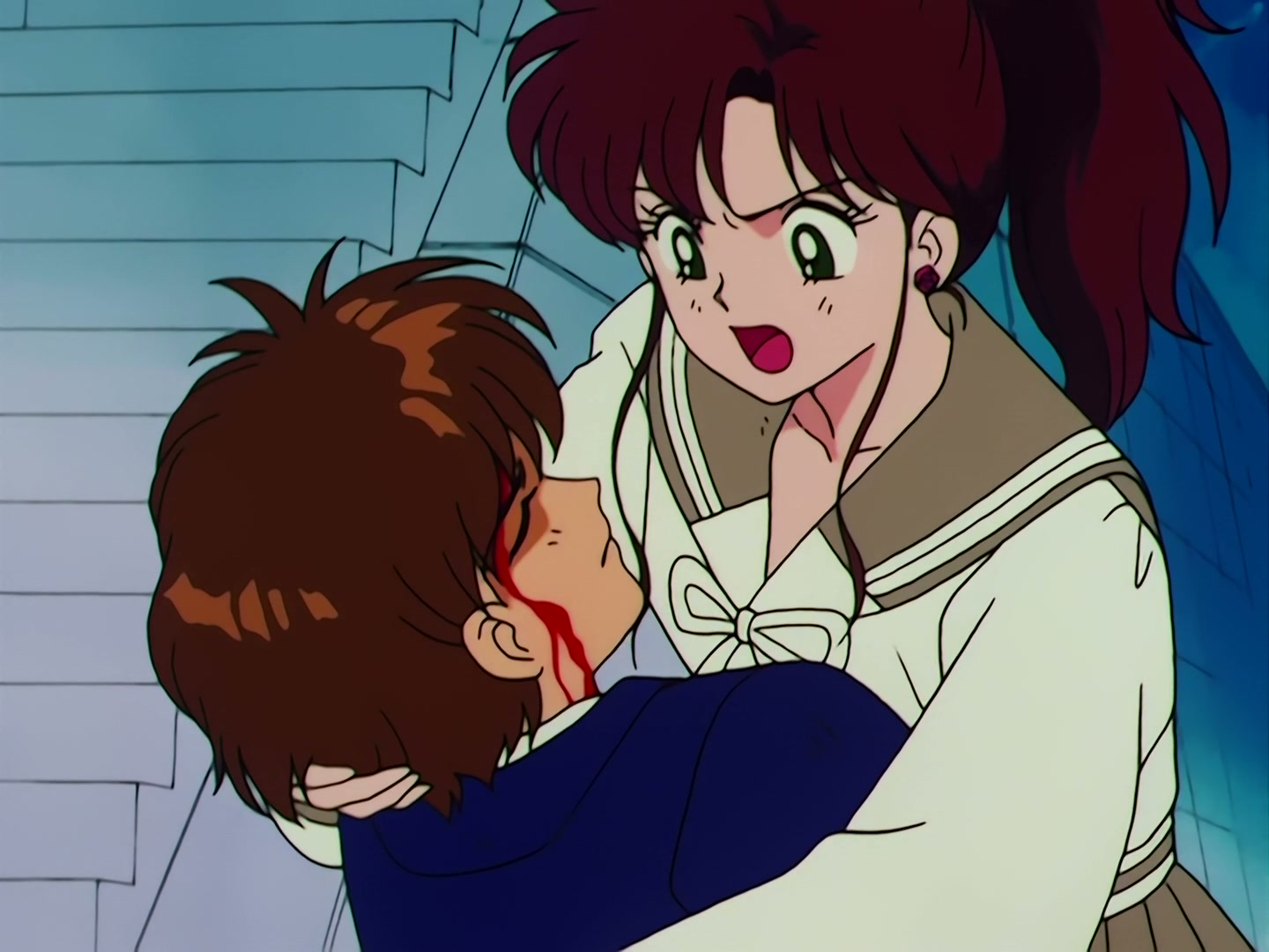 Sailor Moon Ep 49: For Whom is the White Rose? The Moonlight Knight Appears @ 00:04:01