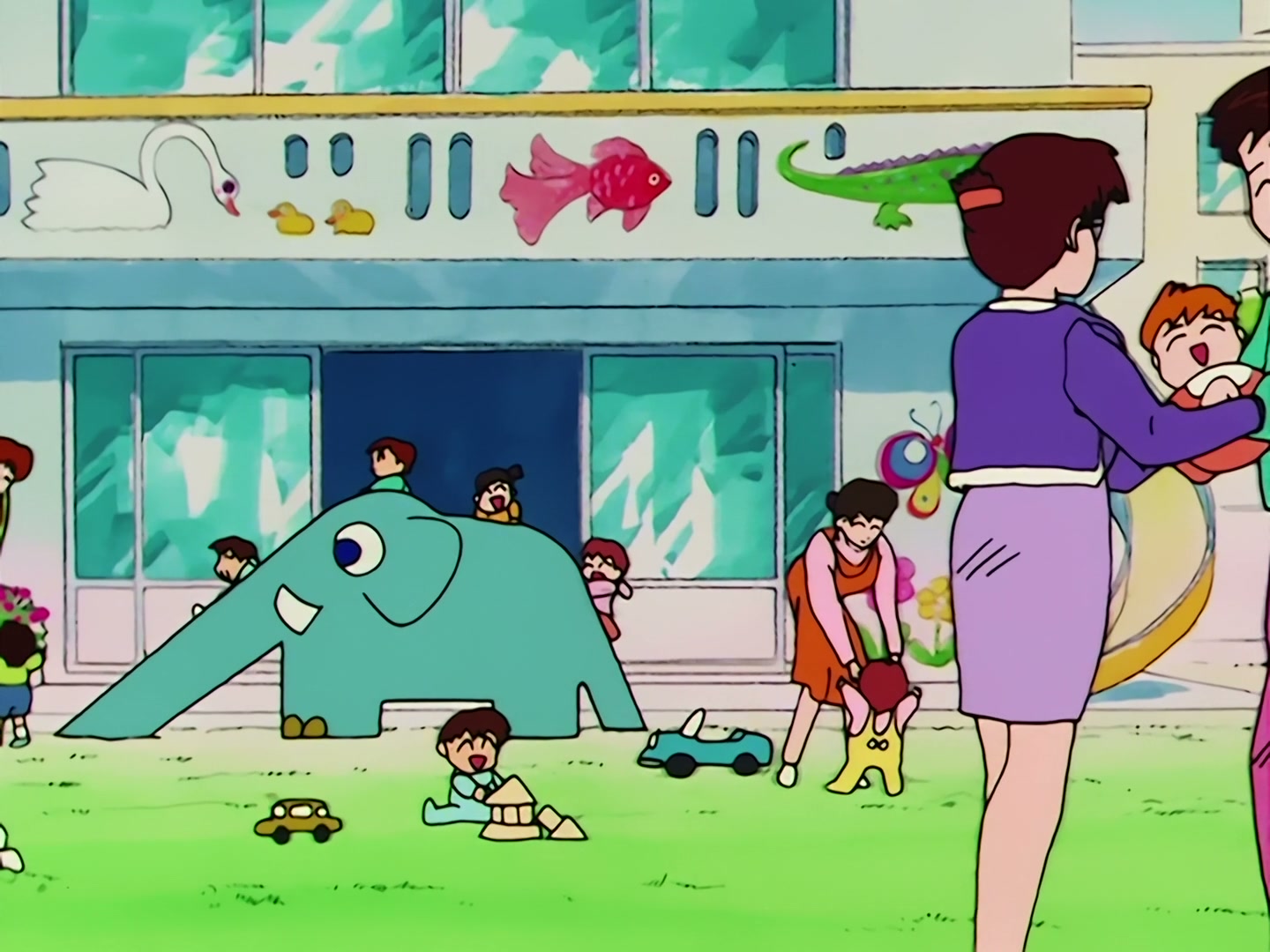 Sailor Moon Ep 53: The Battle of the Babies! Usagi and Mamoru as Baby-Sitters @ 00:02:56