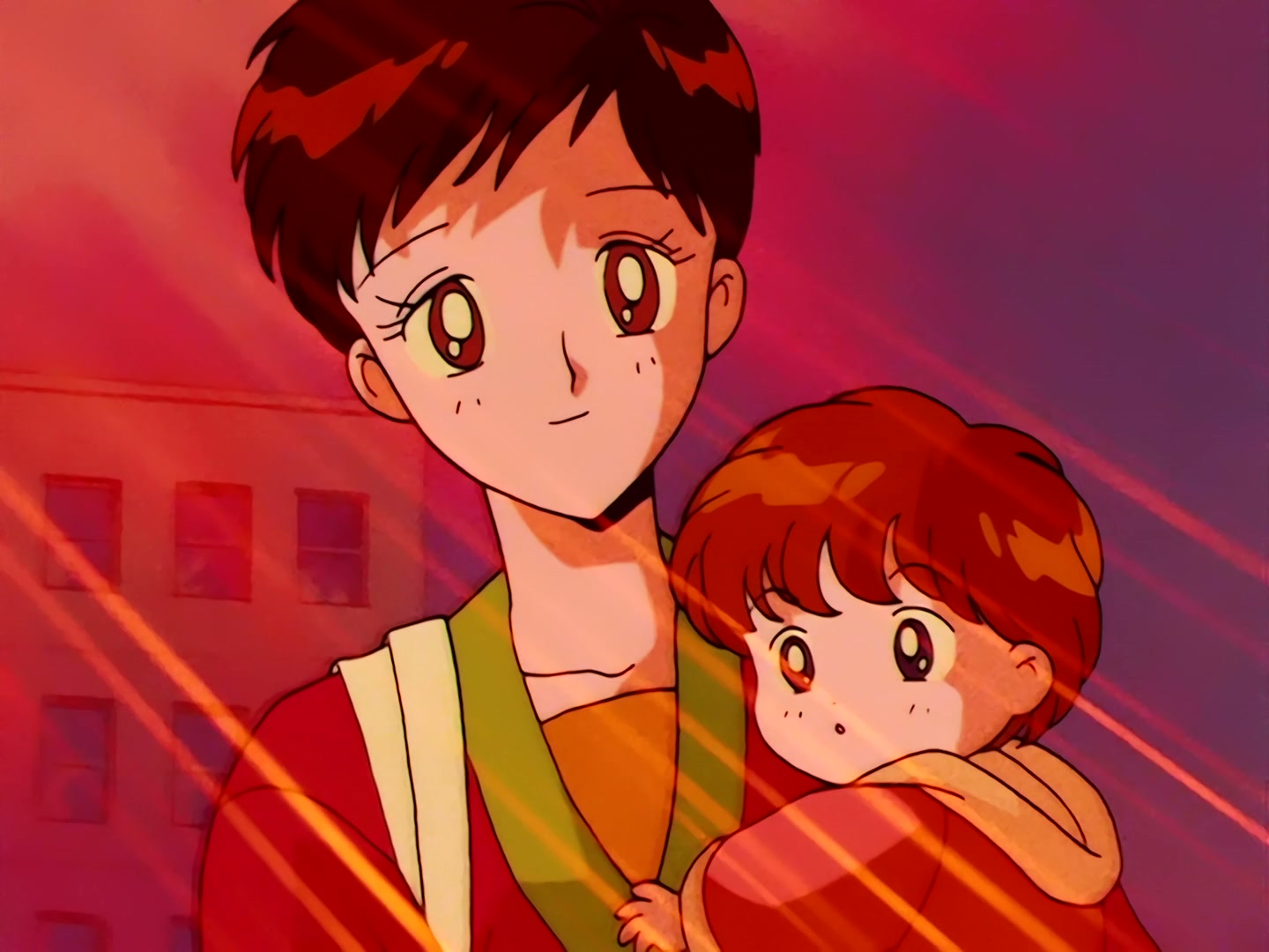 Sailor Moon Ep 53: The Battle of the Babies! Usagi and Mamoru as Baby-Sitters @ 00:03:22