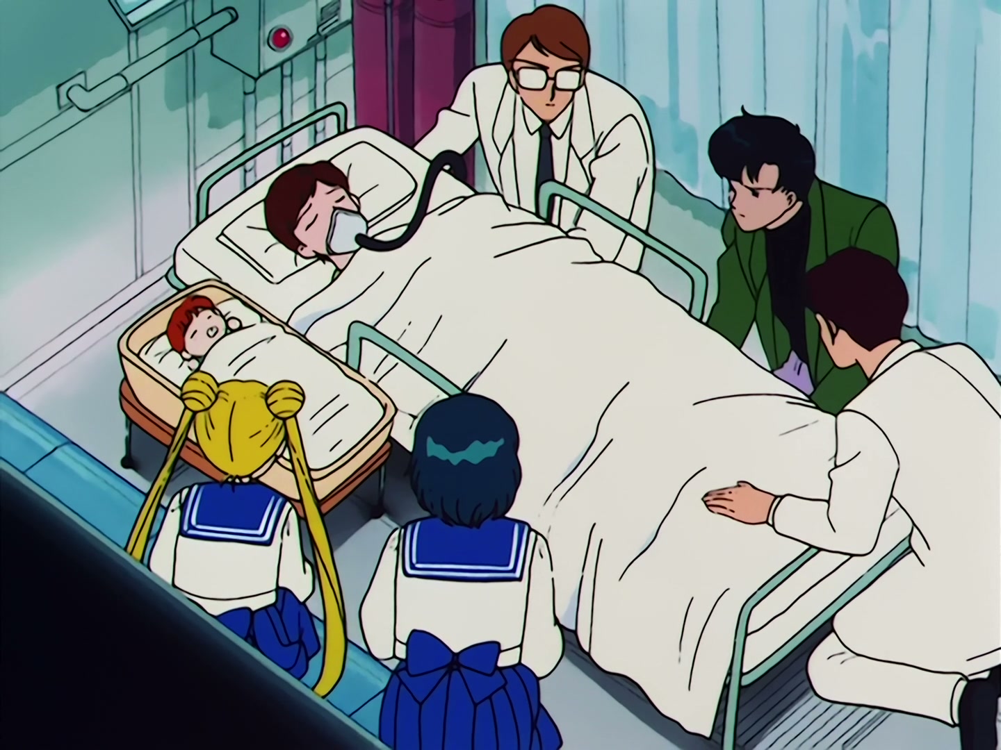 Sailor Moon Ep 53: The Battle of the Babies! Usagi and Mamoru as Baby-Sitters @ 00:04:31
