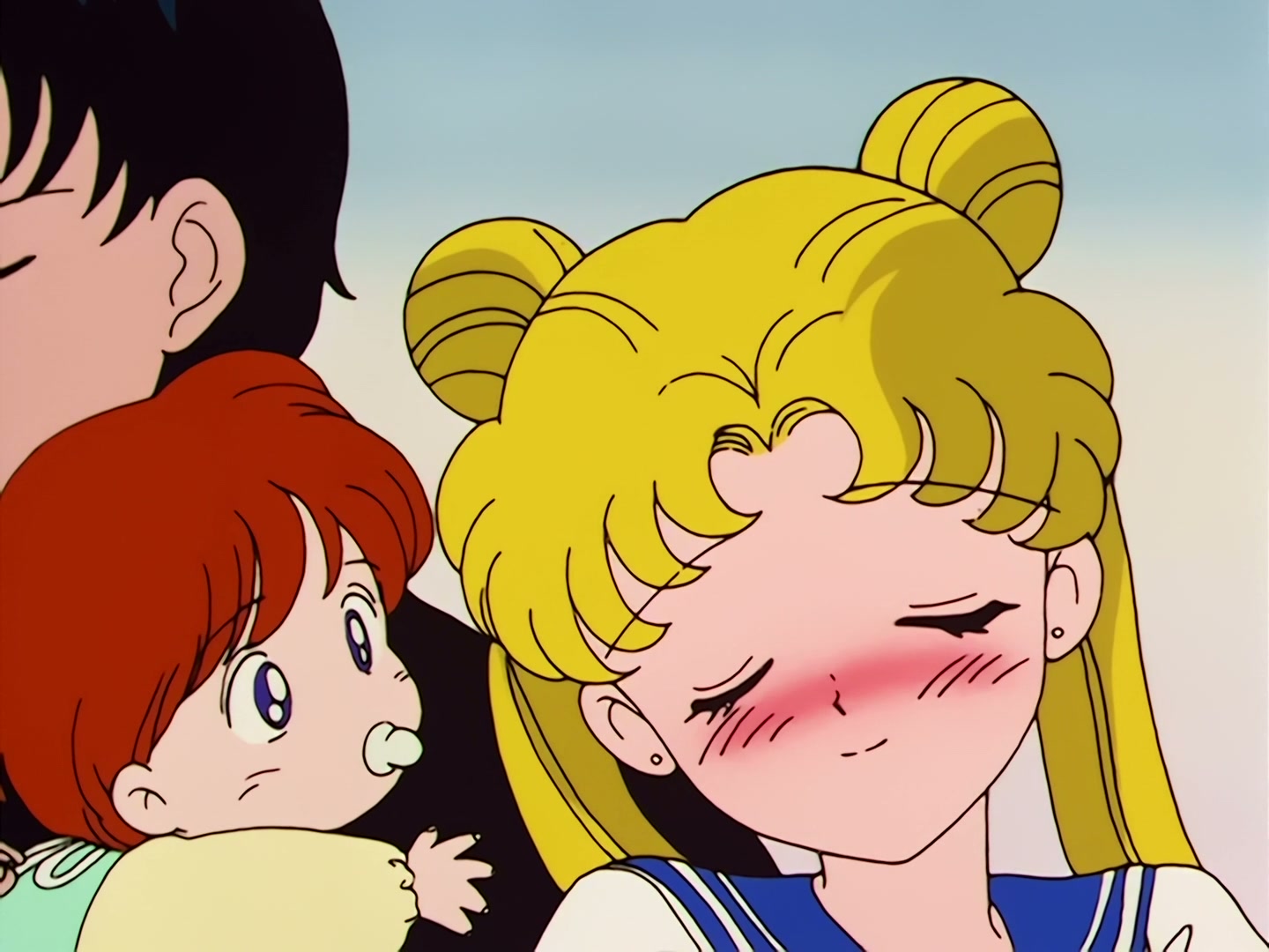 Sailor Moon Ep 53: The Battle of the Babies! Usagi and Mamoru as Baby-Sitters @ 00:07:29