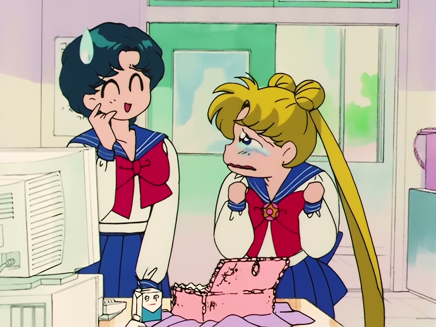 Sailor Moon Ep 55: Is Seijuro the Moonlight Knight? Mako-chan Falls in Love @ 00:08:30