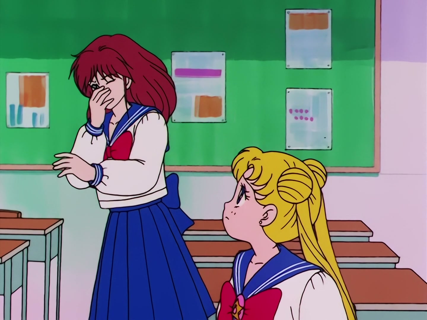 Sailor Moon Ep 57: After-School Trouble! Usagi is a Target @ 00:13:55