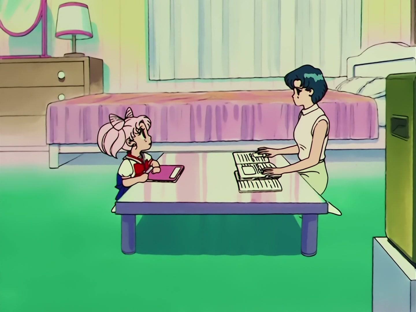 Sailor Moon Ep 62: A Guardian's Friendship! Goodbye, Ami @ 00:07:33