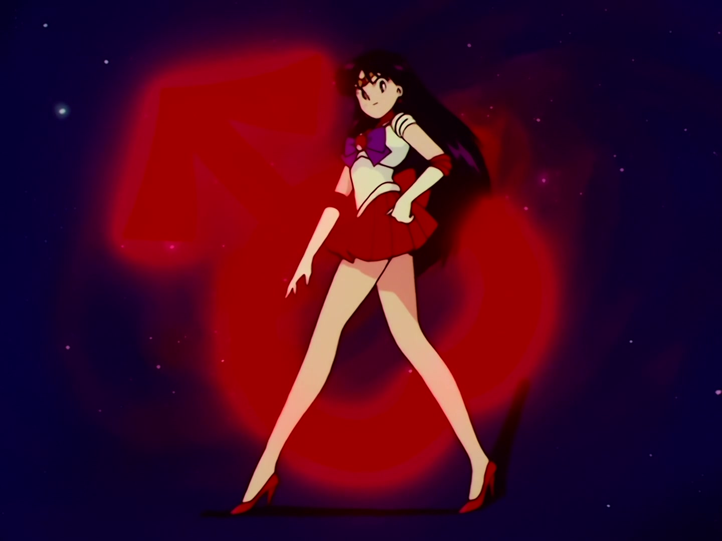 Sailor Moon Ep 63: Women Must Be Strong and Beautiful! Rei's New Special Move @ 00:19:33