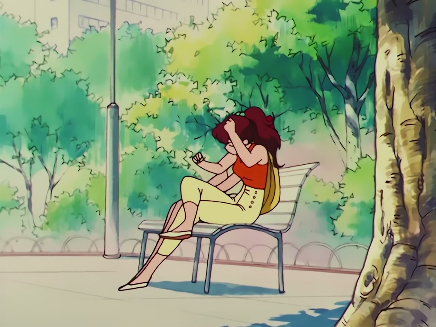 Sailor Moon Ep 65: Dispute Over Love! Minako and Makoto Face Off @ 00:02:47