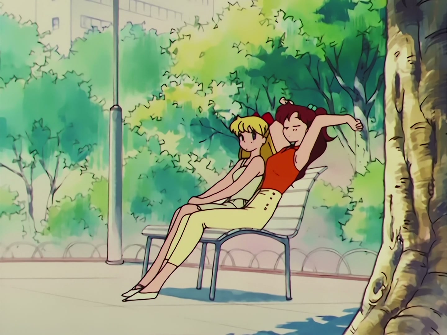 Sailor Moon Ep 65: Dispute Over Love! Minako and Makoto Face Off @ 00:02:52