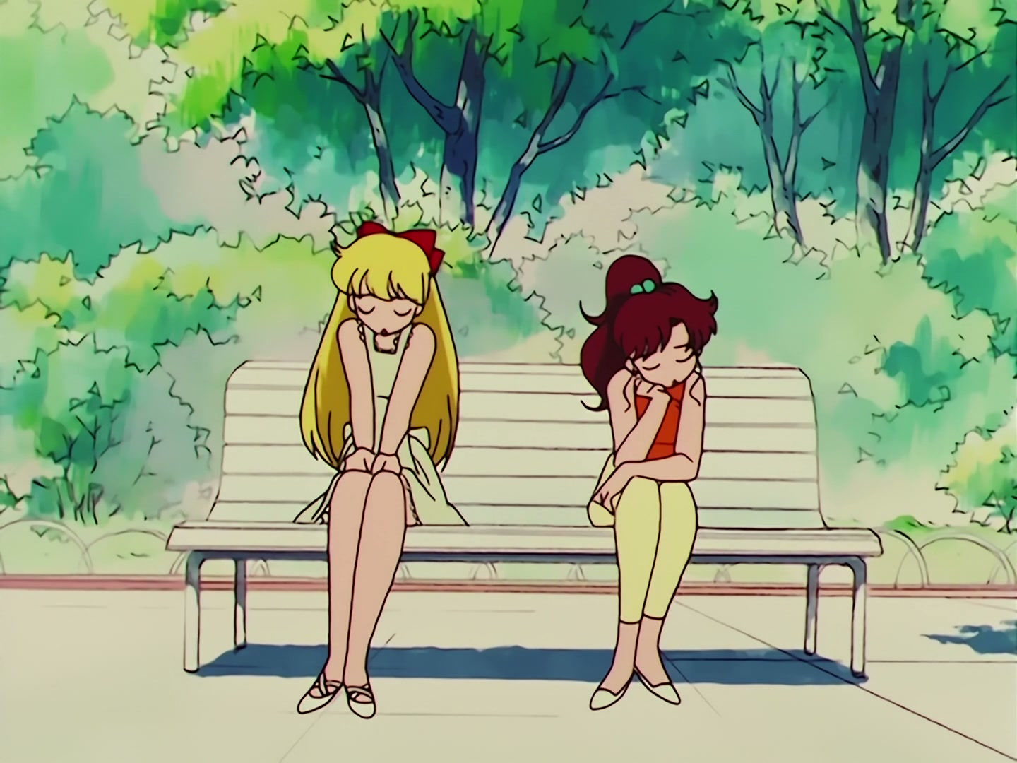 Sailor Moon Ep 65: Dispute Over Love! Minako and Makoto Face Off @ 00:03:09