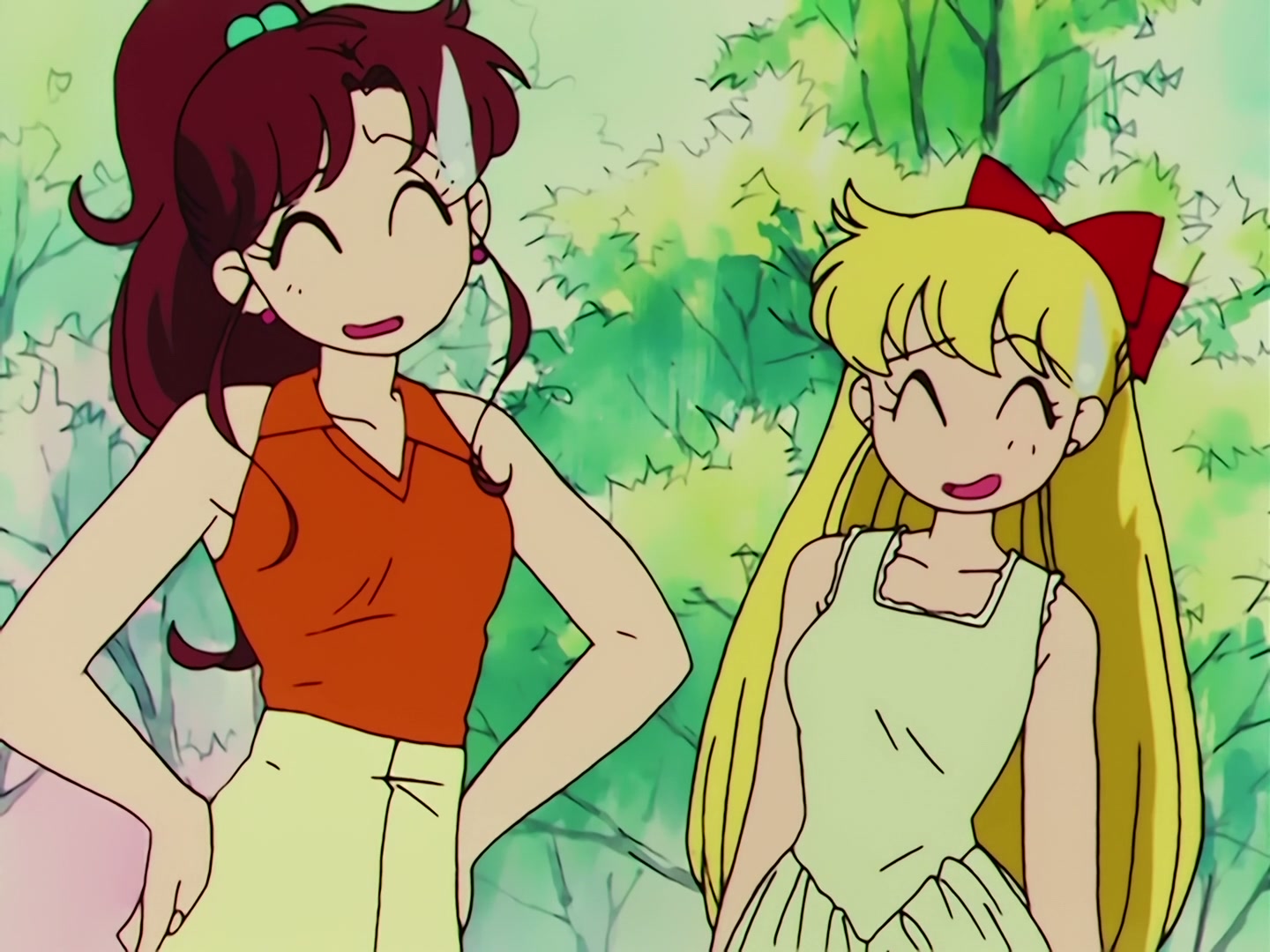 Sailor Moon Ep 65: Dispute Over Love! Minako and Makoto Face Off @ 00:05:06