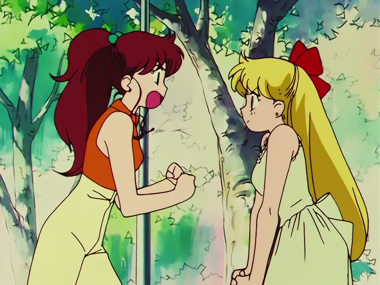 Sailor Moon Ep 65: Dispute Over Love! Minako and Makoto Face Off @ 00:05:15