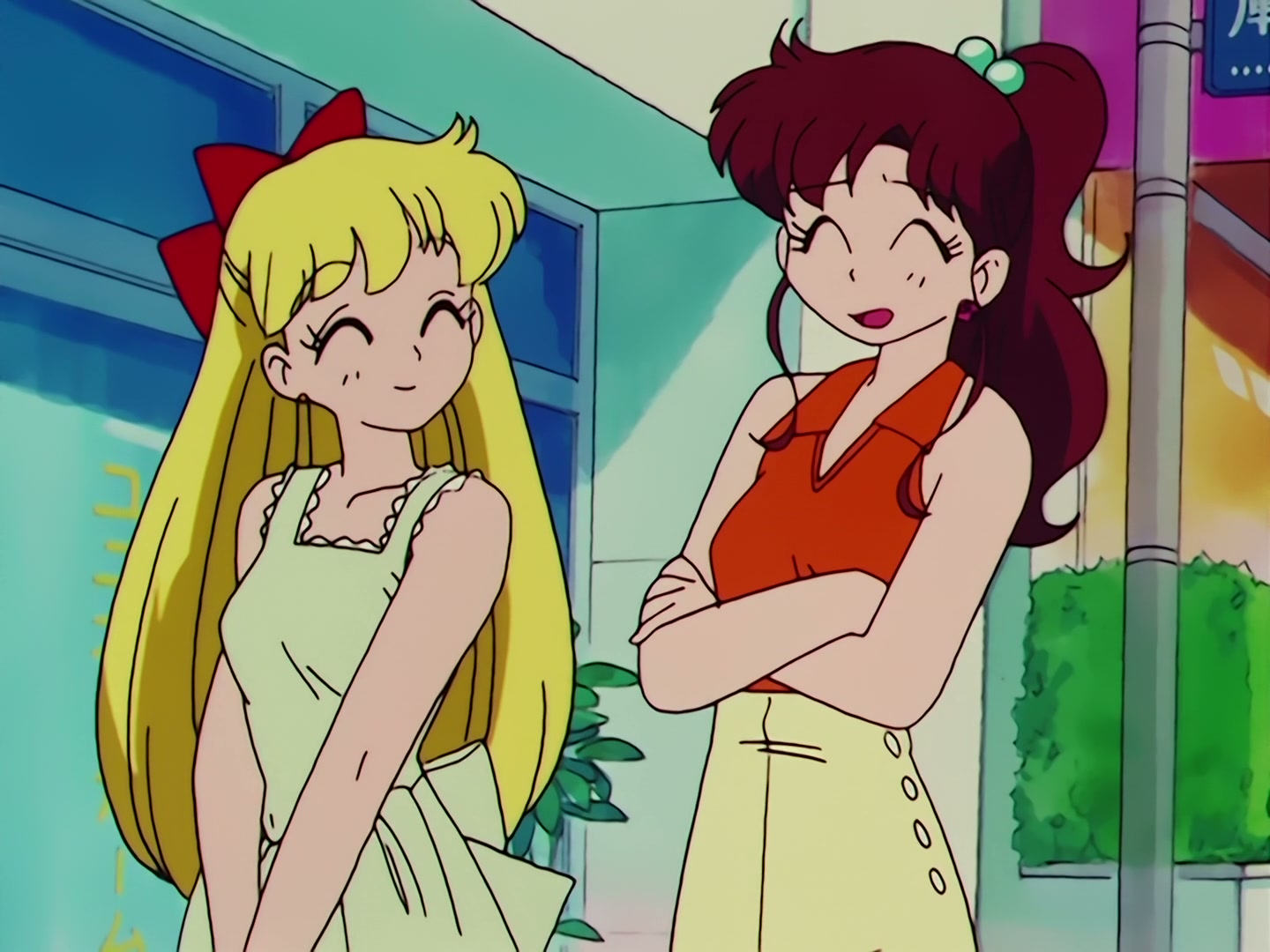 Sailor Moon Ep 65: Dispute Over Love! Minako and Makoto Face Off @ 00:08:34
