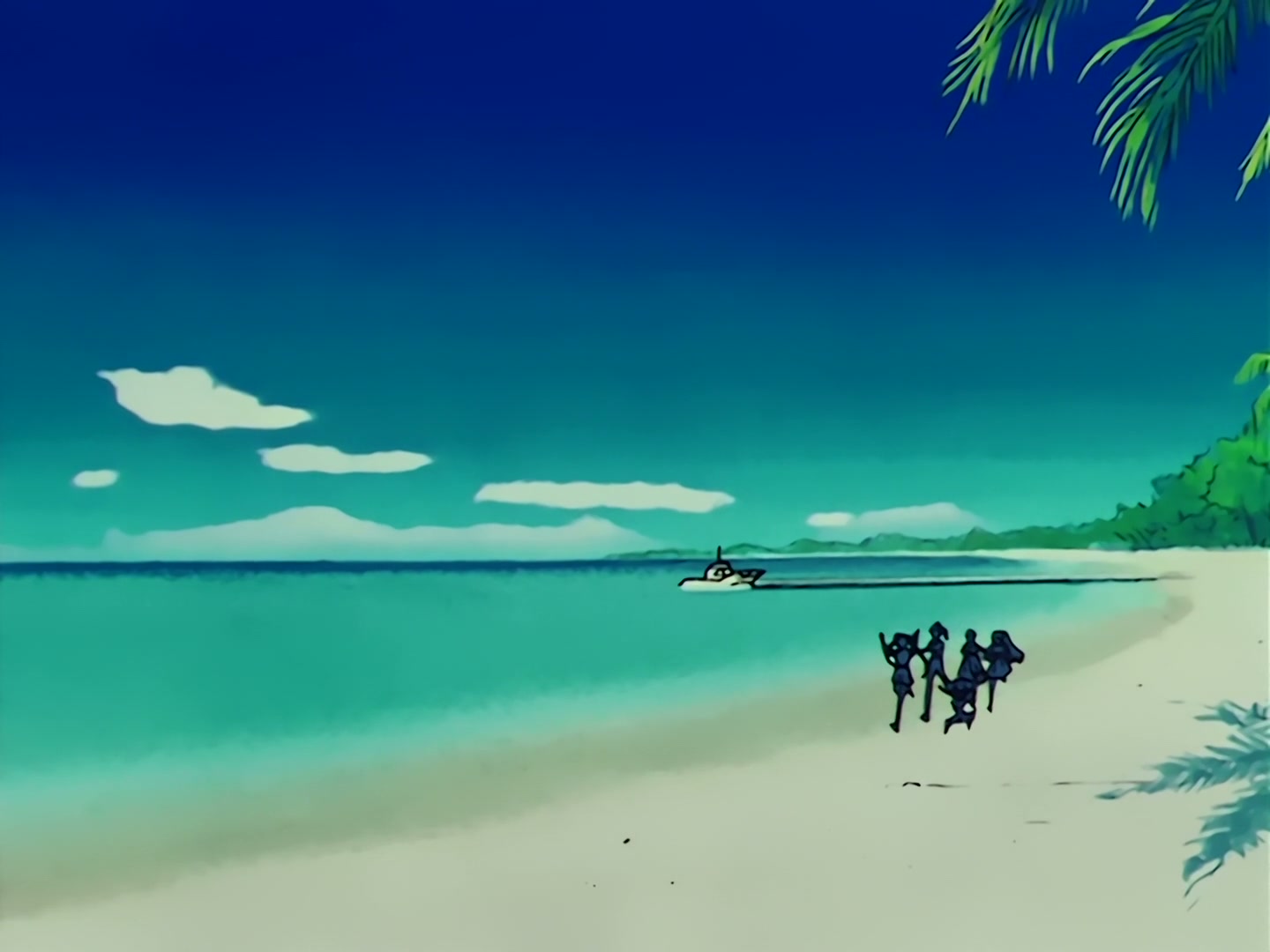 Sailor Moon Ep 67: The Ocean! The Island! A Vacation! A Break for the Guardians @ 00:03:57