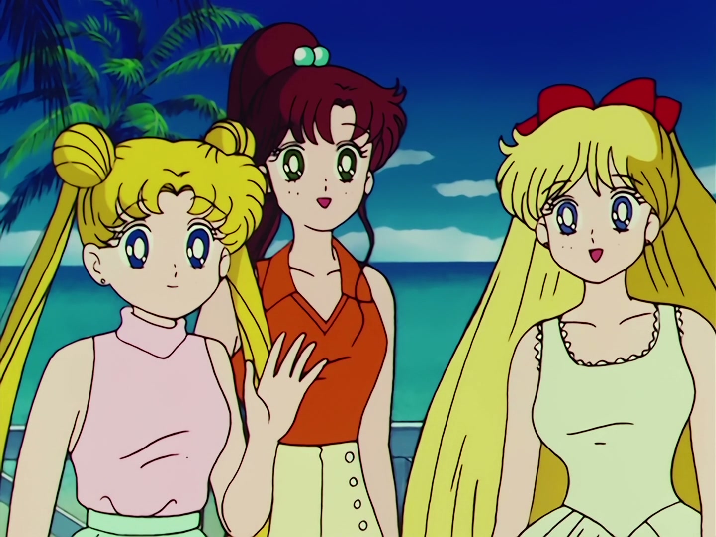 Sailor Moon Ep 67: The Ocean! The Island! A Vacation! A Break for the Guardians @ 00:05:23