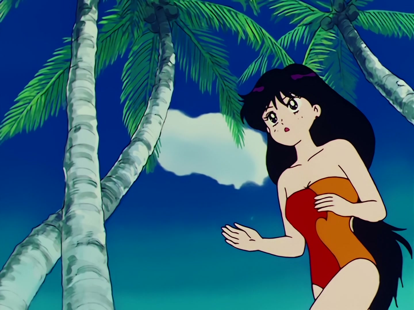 Sailor Moon Ep 67: The Ocean! The Island! A Vacation! A Break for the Guardians @ 00:05:36