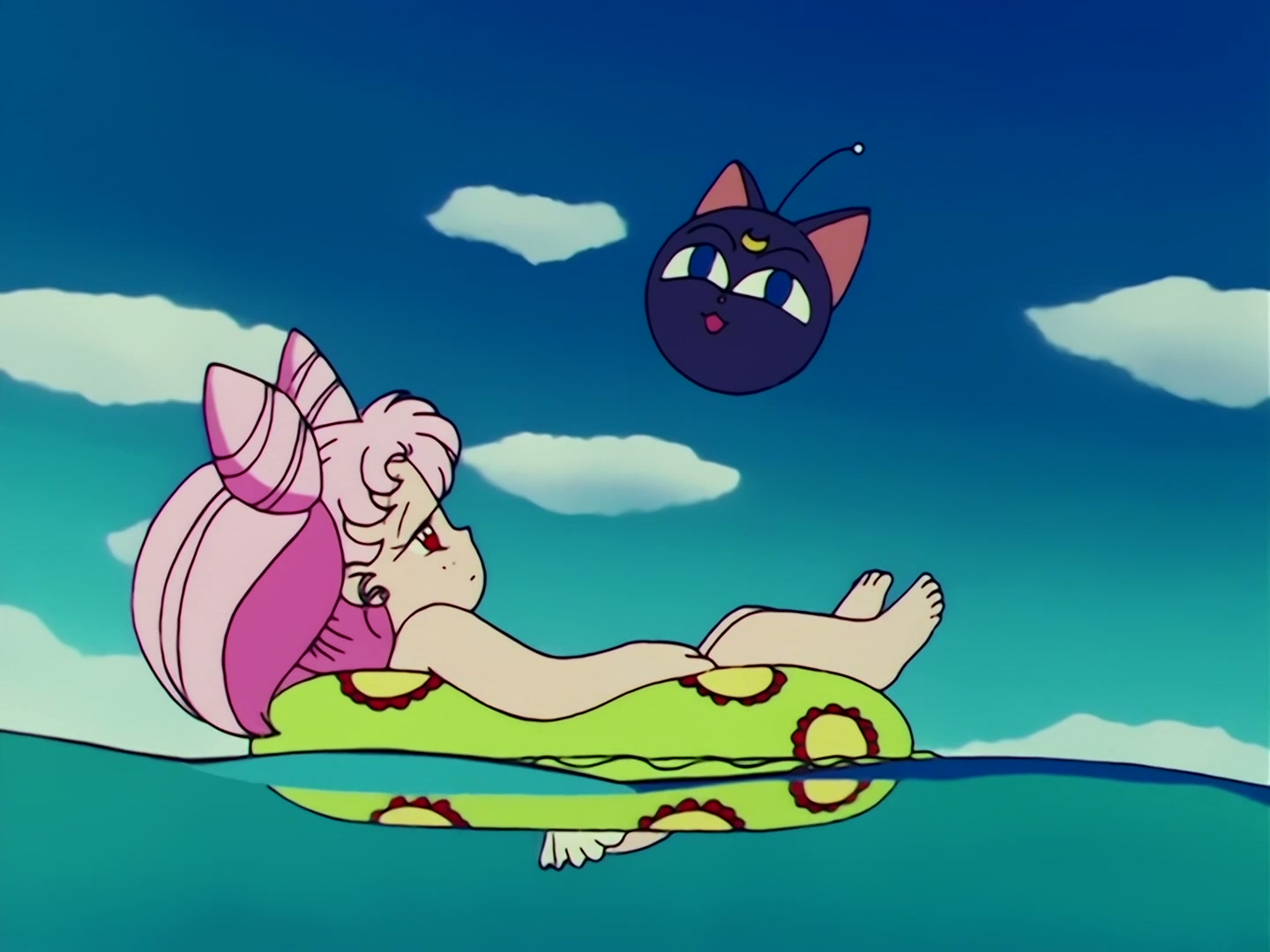 Sailor Moon Ep 67: The Ocean! The Island! A Vacation! A Break for the Guardians @ 00:08:04