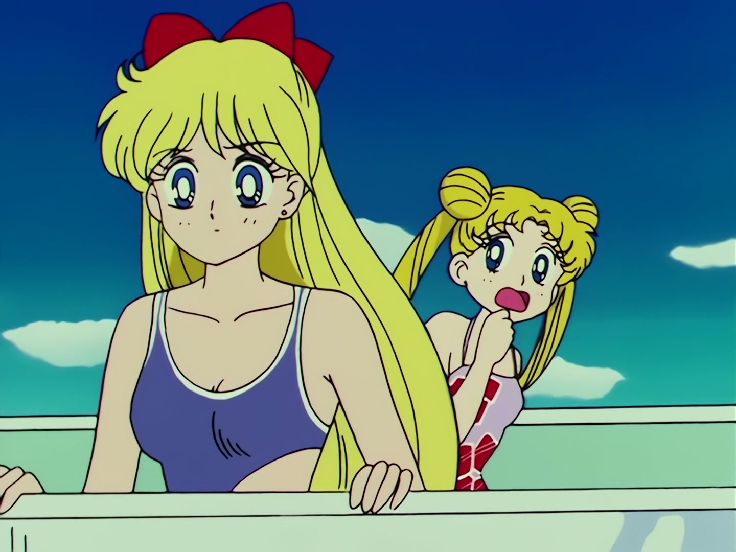 Sailor Moon Ep 67: The Ocean! The Island! A Vacation! A Break for the Guardians @ 00:08:43