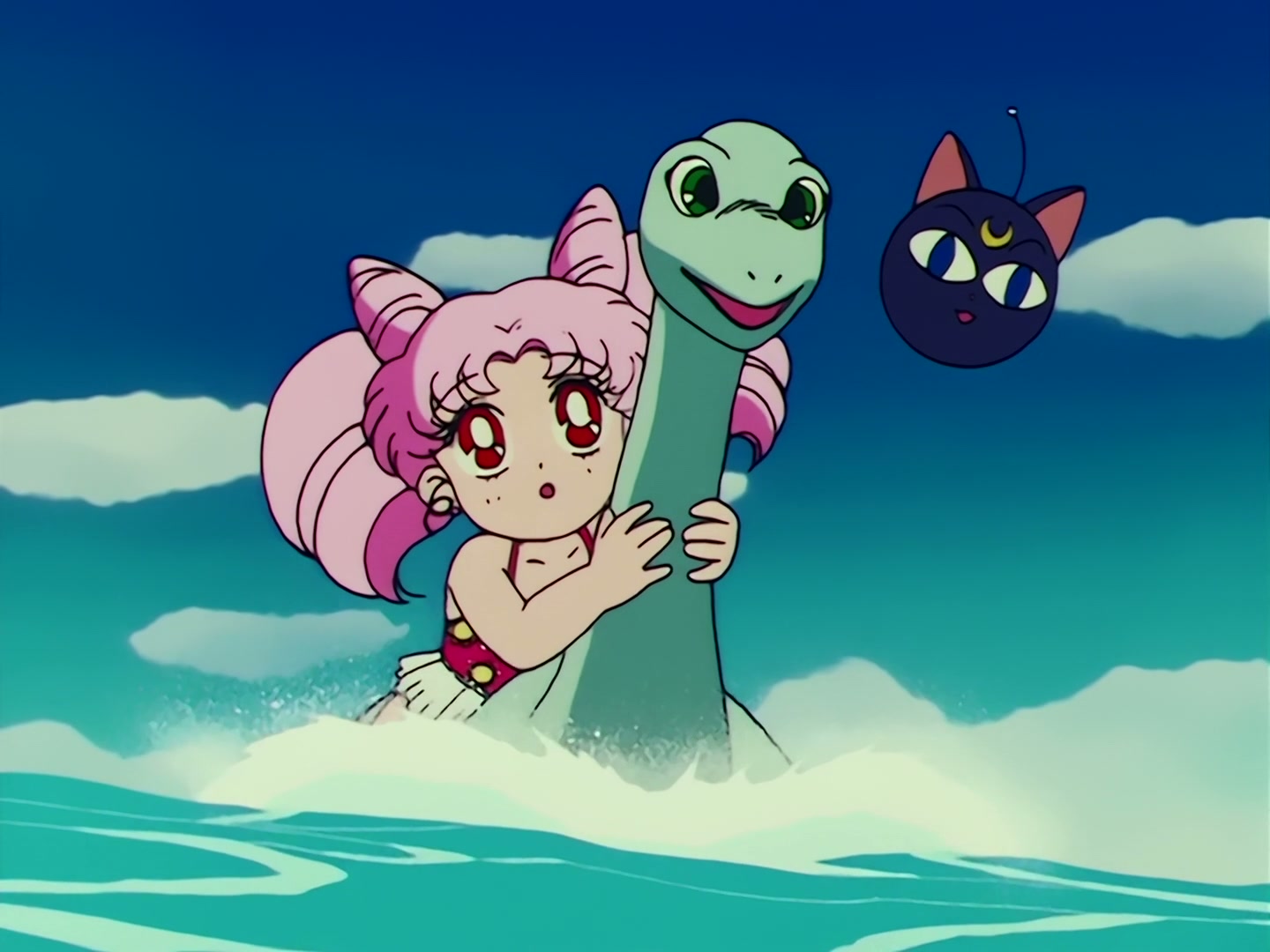 Sailor Moon Ep 67: The Ocean! The Island! A Vacation! A Break for the Guardians @ 00:09:13