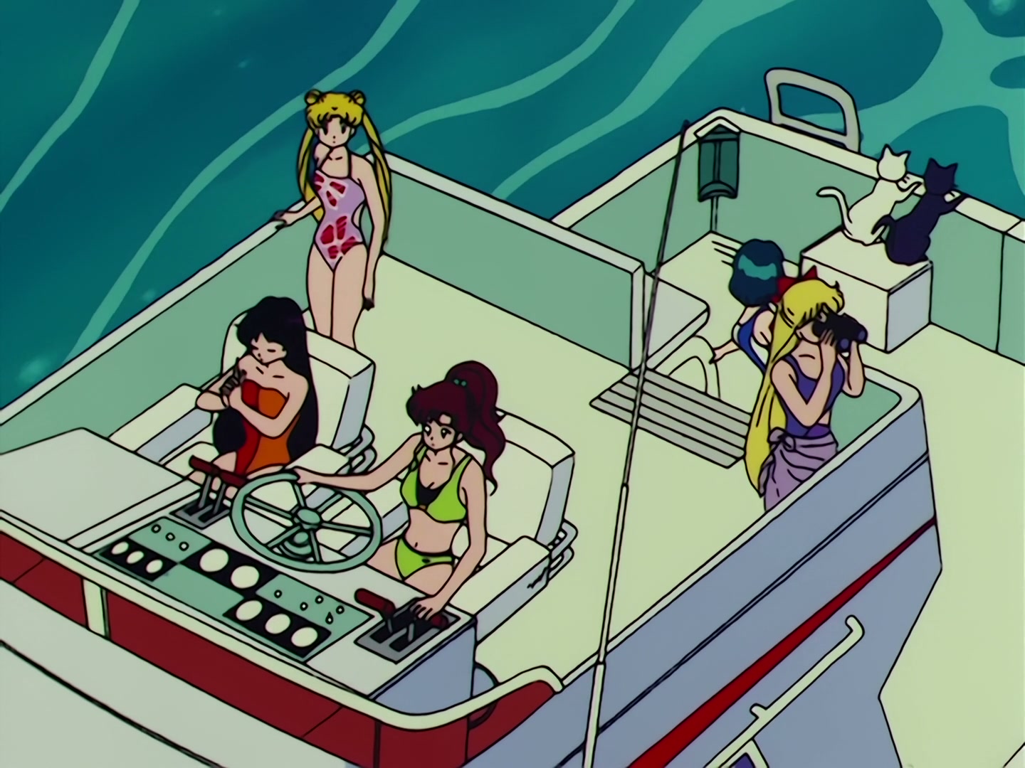 Sailor Moon Ep 67: The Ocean! The Island! A Vacation! A Break for the Guardians @ 00:11:36