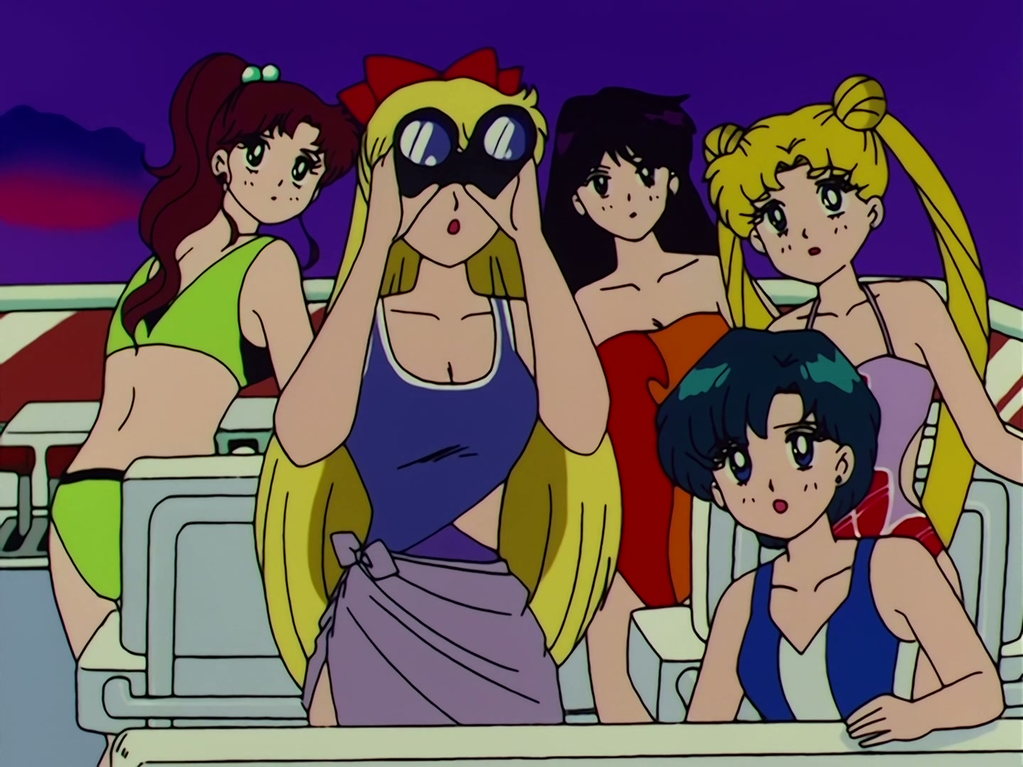 Sailor Moon Ep 67: The Ocean! The Island! A Vacation! A Break for the Guardians @ 00:12:54