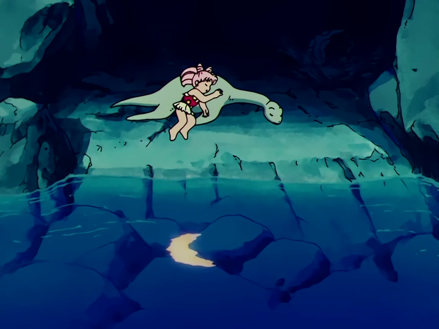Sailor Moon Ep 67: The Ocean! The Island! A Vacation! A Break for the Guardians @ 00:13:55