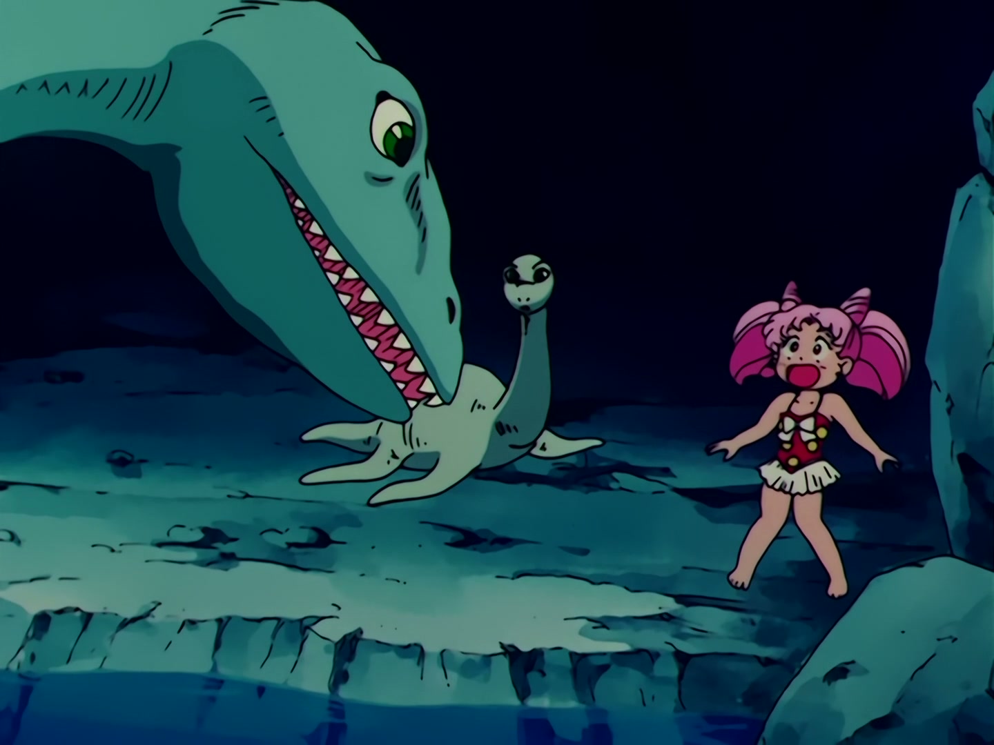 Sailor Moon Ep 67: The Ocean! The Island! A Vacation! A Break for the Guardians @ 00:14:25